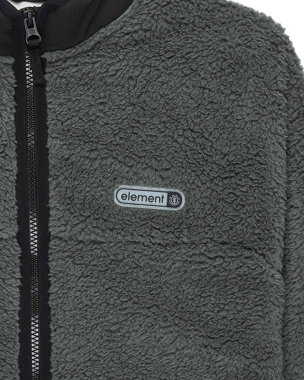 2 Classic Sherpa Y - Fleece Jacket for Boys 8-16 Black ELBJK00143 Element
