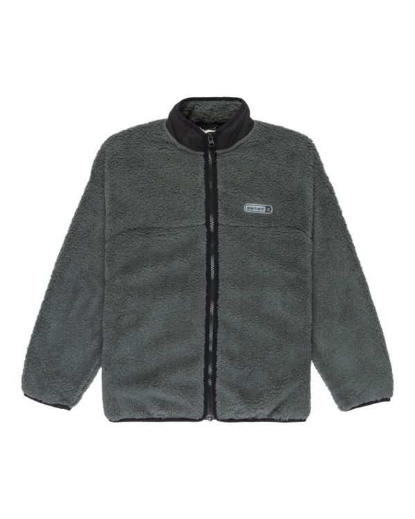 0 Classic Sherpa Y - Fleece Jacket for Boys 8-16 Black ELBJK00143 Element