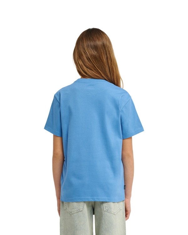 4 Icon Label Pocket Y - Short Sleeve T-Shirt for Boys 8-16 Blue ELBKT00117 Element