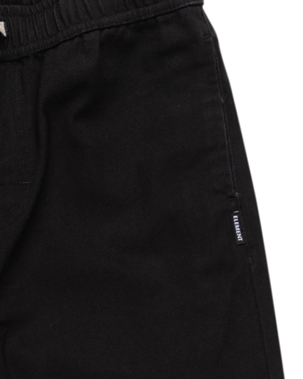 2 Chillin - Elasticated Trousers for Boys 8-16 Black ELBNP00104 Element