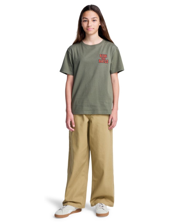 7 Big Carpenter Twill Y - Pantalon baggy pour Garçon 8-16 ans Marron ELBNP00123 Element