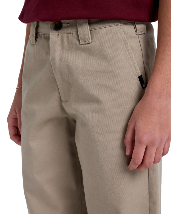 5 Howland Work - Pantalón chino para Chicos 8 - 16 años Beige ELBNP00124 Element