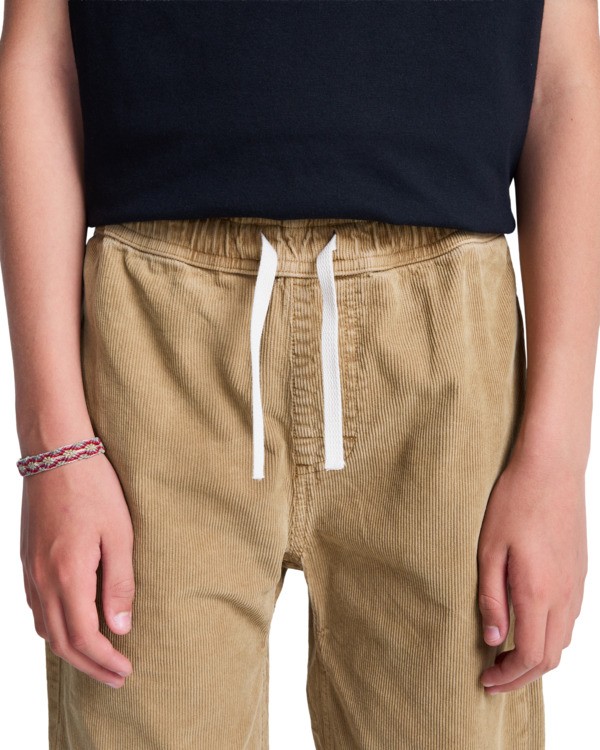 5 Relax Comfort Corduroy Y - Pantaloni da Ragazzo 8-16 Brown ELBNP00126 Element