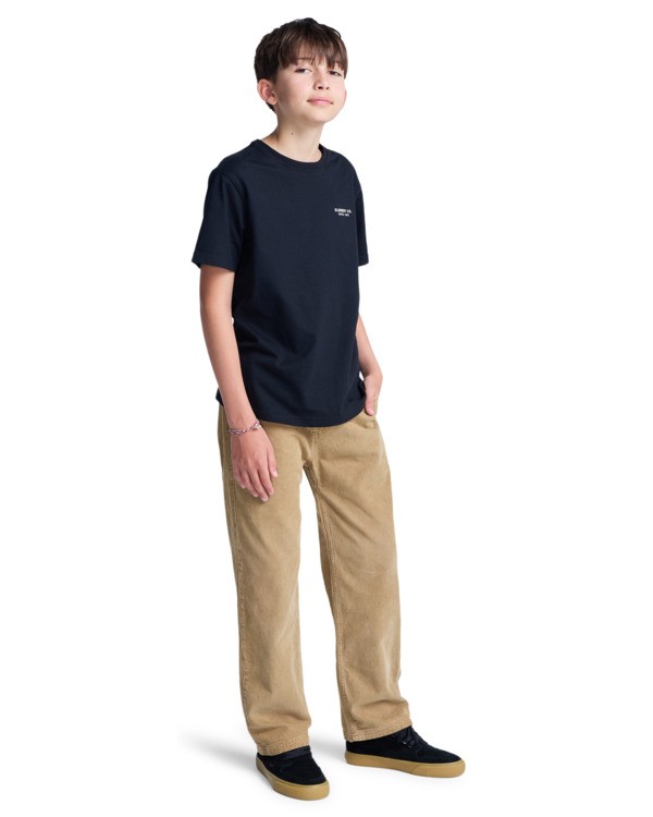 8 Relax Comfort Corduroy Y - Pantaloni da Ragazzo 8-16 Brown ELBNP00126 Element
