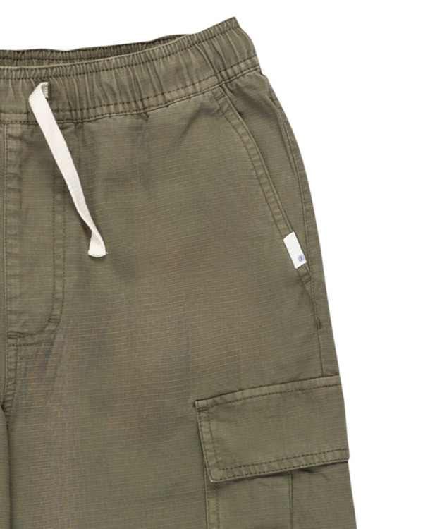 2 Relax Cargo Ripstop Y - Pantalon cargo pour Garçon 8-16 ans Vert ELBNP00127 Element