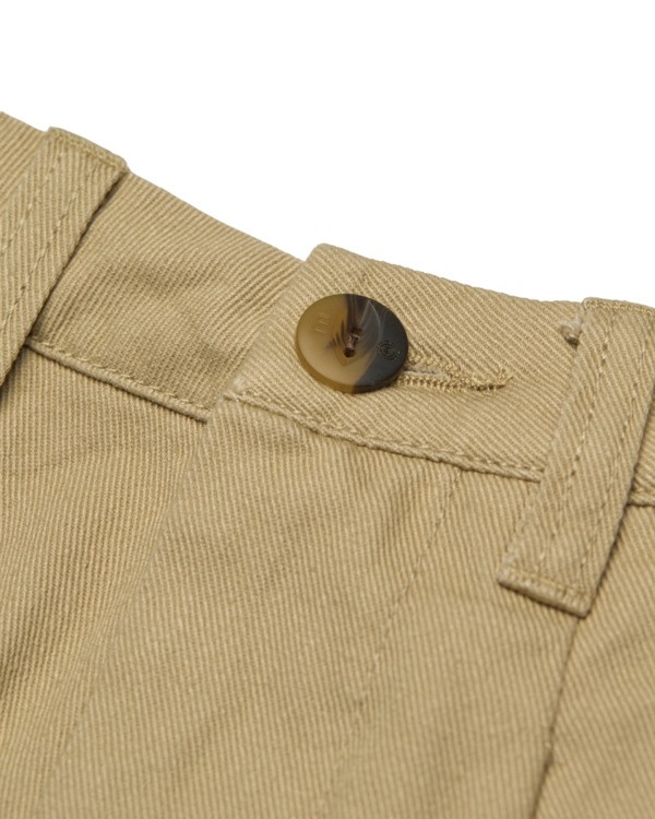 3 Big Pleated Y - Chino Trousers for Boys 8-16 Beige ELBNP00129 Element