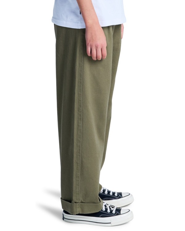 4 Big Pleated Y - Chino-Hose für Jungen 8-16 Grün ELBNP00129 Element