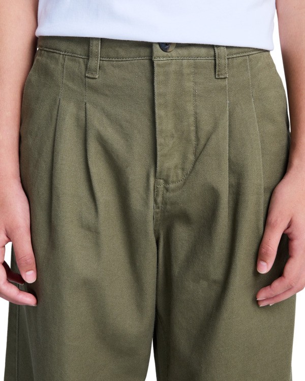 5 Big Pleated Y - Chino-Hose für Jungen 8-16 Grün ELBNP00129 Element