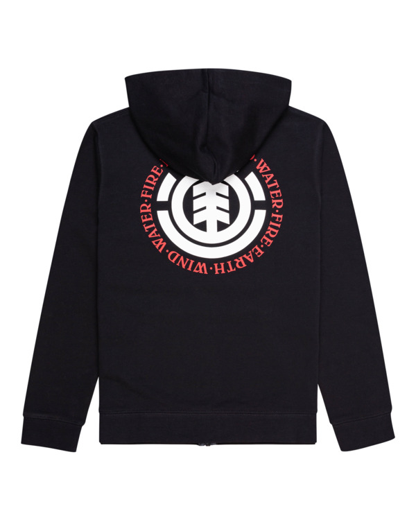 1 Seal - Felpa con cappuccio e zip da Ragazzo 8-16 Blue ELBSF00108 Element