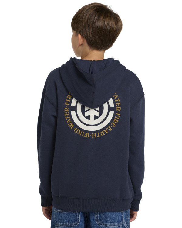 7 Seal - Hoodie met Rits voor Jongens 8-16 Blue ELBSF00165 Element