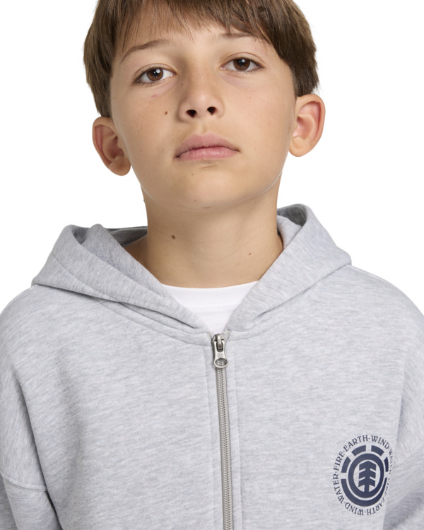 4 Seal - Sudadera con Capucha y Cremallera para Chicos 8 - 16 años Gris ELBSF00165 Element