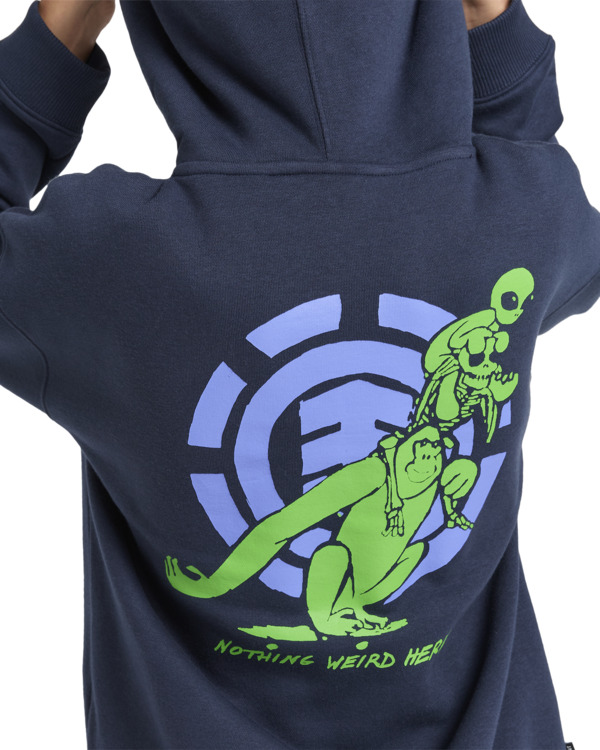 5 Nothing Weird - Pullover Hoodie for Boys 8 - 16 Blue ELBSF00175 Element