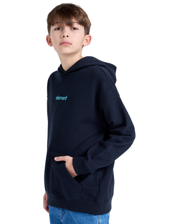 4 Simple Logo - Hoody voor Jongens 8-16 Blue ELBSF00183 Element