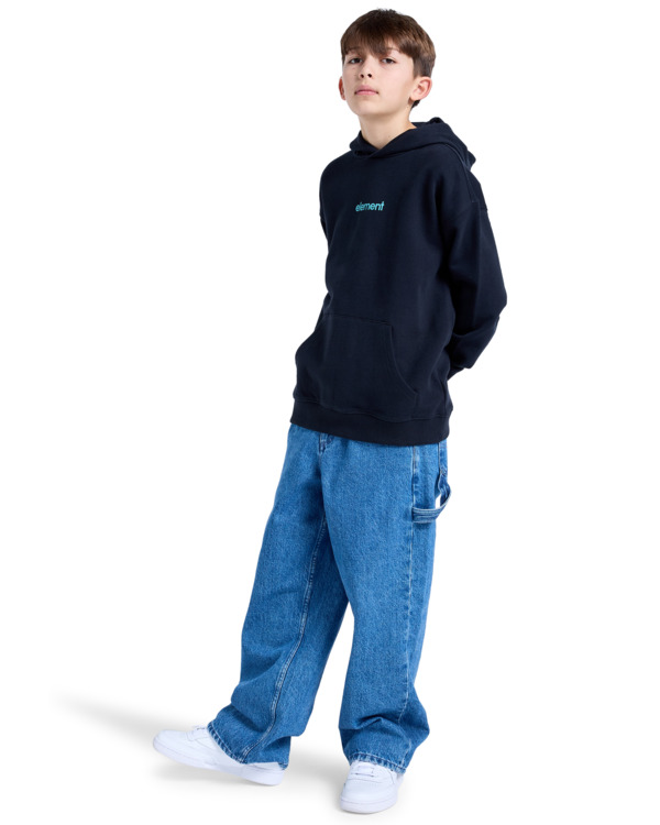 7 Simple Logo - Pullover Hoodie for Boys 8 - 16 Blue ELBSF00183 Element