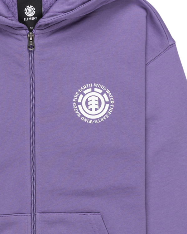 2 Seal BP - Full Zip Hoodie for Boys 8 - 16 Purple ELBSF00184 Element