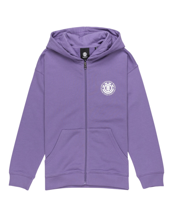 0 Seal BP - Full Zip Hoodie for Boys 8 - 16 Purple ELBSF00184 Element