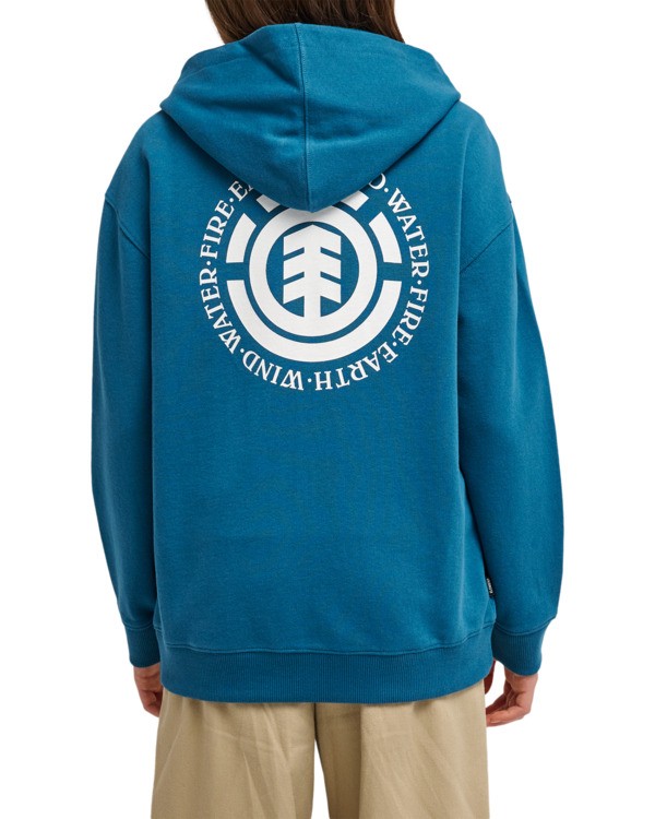 4 Seal BP - Sweat à capuche zippé pour Garçon 8-16 Bleu ELBSF00184 Element