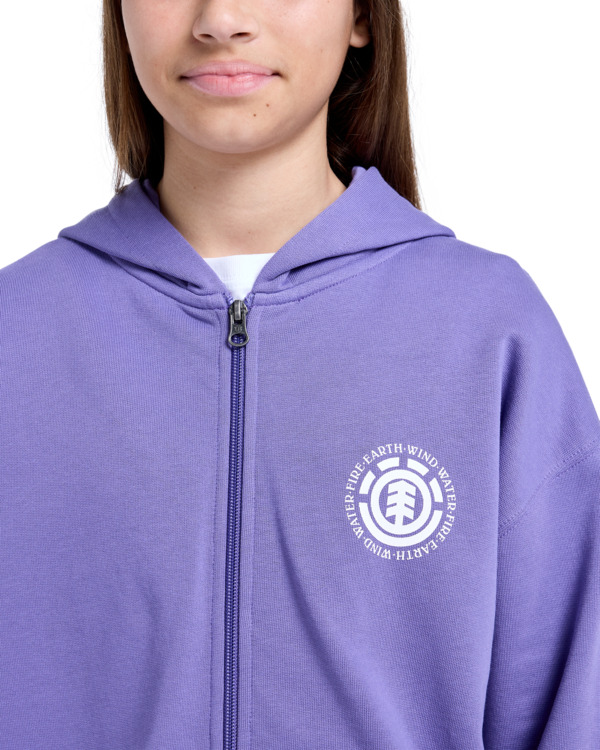 5 Seal BP - Hoodie mit durchgehendem Reißverschluss für Jungs 8 - 16 Violett ELBSF00184 Element