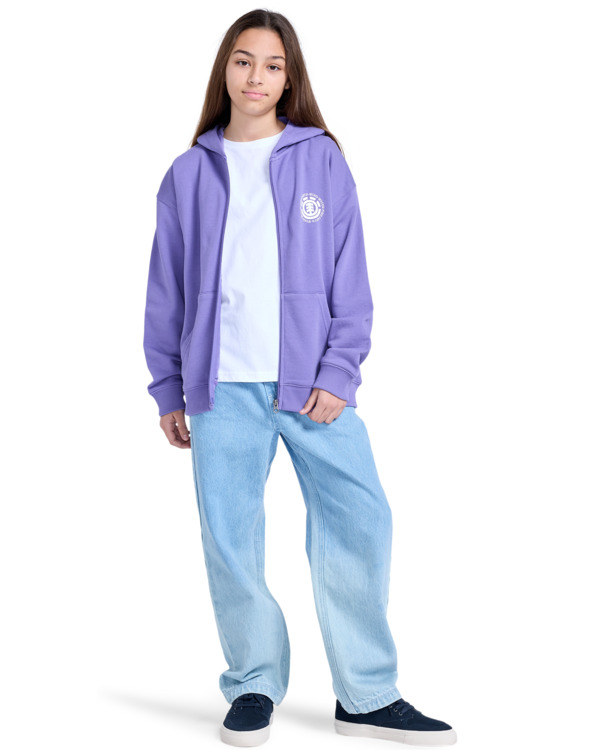 7 Seal BP - Full Zip Hoodie for Boys 8 - 16 Purple ELBSF00184 Element