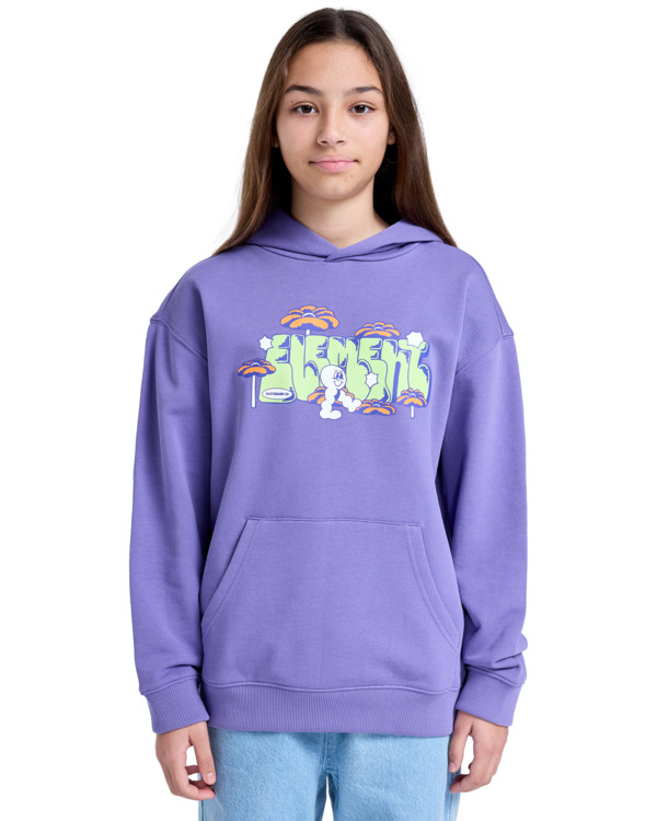 3 Walkin - Pullover Hoodie for Boys 8 - 16 Purple ELBSF00187 Element