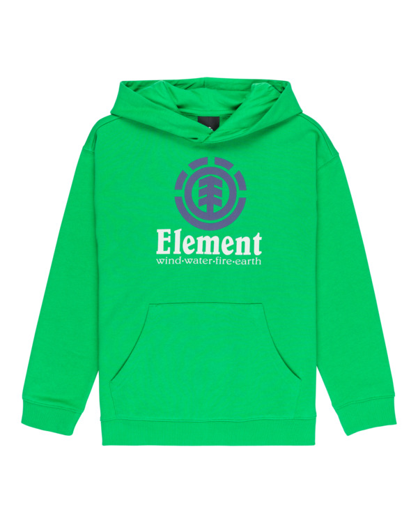 0 Vertical - Pullover Hoodie for Boys 8 - 16 Green ELBSF00195 Element