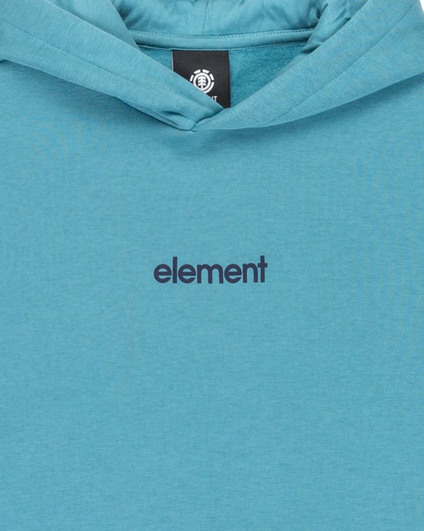 2 Lowcase Bp Po Y - Sweatshirt com capuz para rapazes 8-16 Azul ELBSF00197 Element