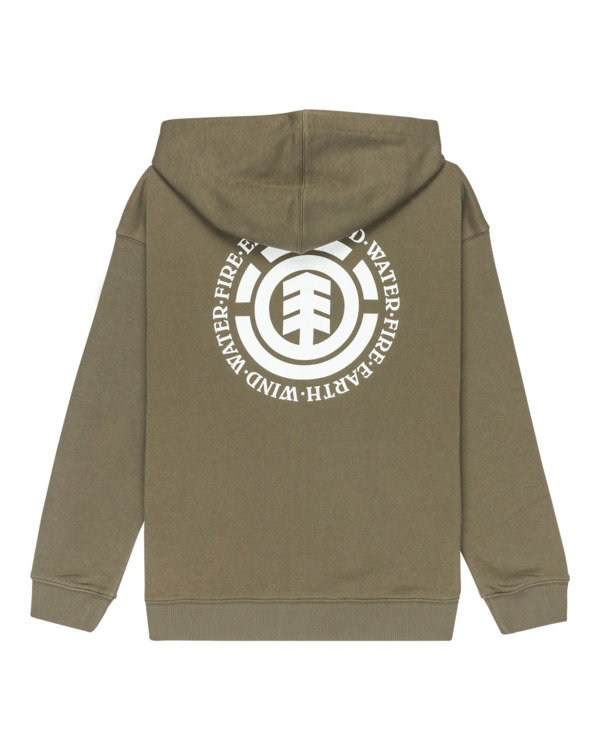 1 Seal Bp Y - Sweatshirt com capuz e fecho para Rapazes 8-16 Verde ELBSF00199 Element