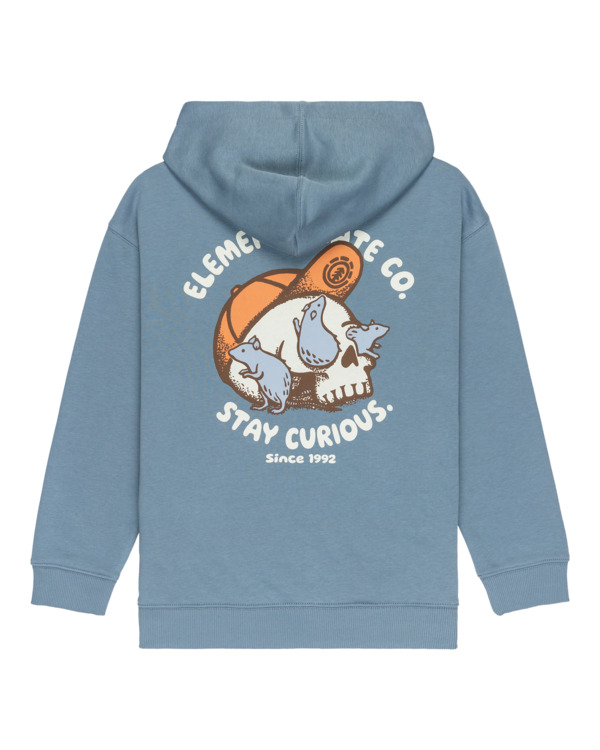 1 Curious Po Y - Hoodie for Boys 8-16 Blue ELBSF00201 Element