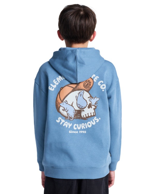 7 Curious Po Y - Hoodie for Boys 8-16 Blue ELBSF00201 Element