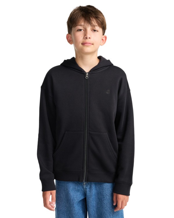 3 Aligator Y - Pull zippé à capuche pour Garçon 8-16 ans Bleu ELBSF00203 Element