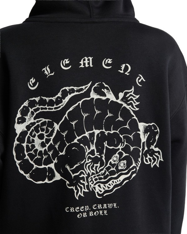 6 Aligator Y - Pull zippé à capuche pour Garçon 8-16 ans Bleu ELBSF00203 Element