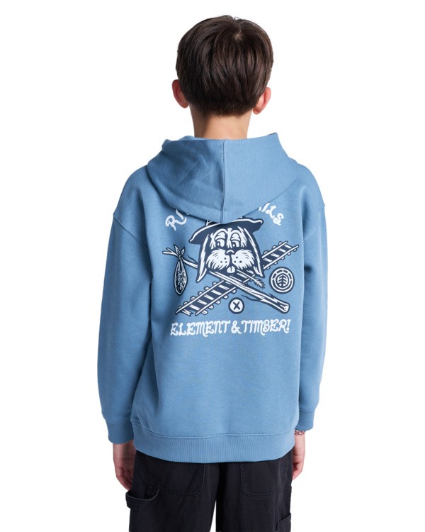 7 Timber Hobos Po Y - Sweat à capuche pour Garçon 8-16 ans Bleu ELBSF00204 Element