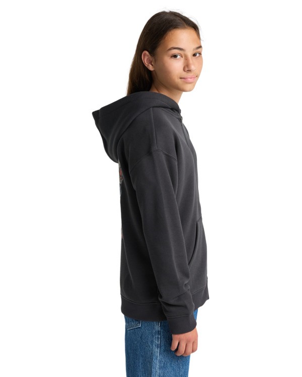 4 Timber Guard Dogs Y - Sweatshirt com capuz e fecho para rapazes 8-16 Preto ELBSF00208 Element