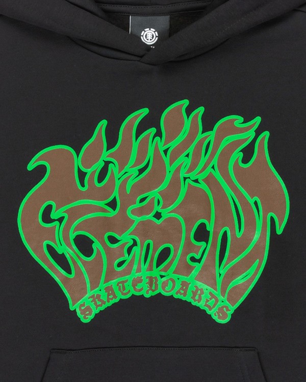 2 Hot Sauce Po Y - Felpa con cappuccio da Ragazzo 8-16 Blue ELBSF00210 Element