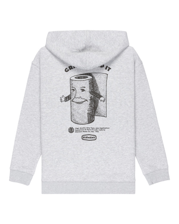 1 Grip It Po Y - Hoodie for Boys 8-16 Gray ELBSF00211 Element