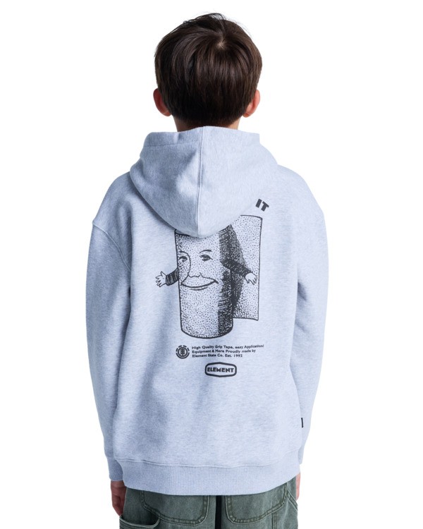 8 Grip It Po Y - Hoodie for Boys 8-16 Gray ELBSF00211 Element