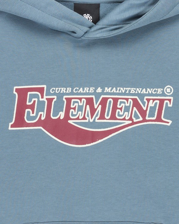 2 Curb Care Po Y - Felpa con cappuccio da Ragazzo 8-16 Blue ELBSF00213 Element