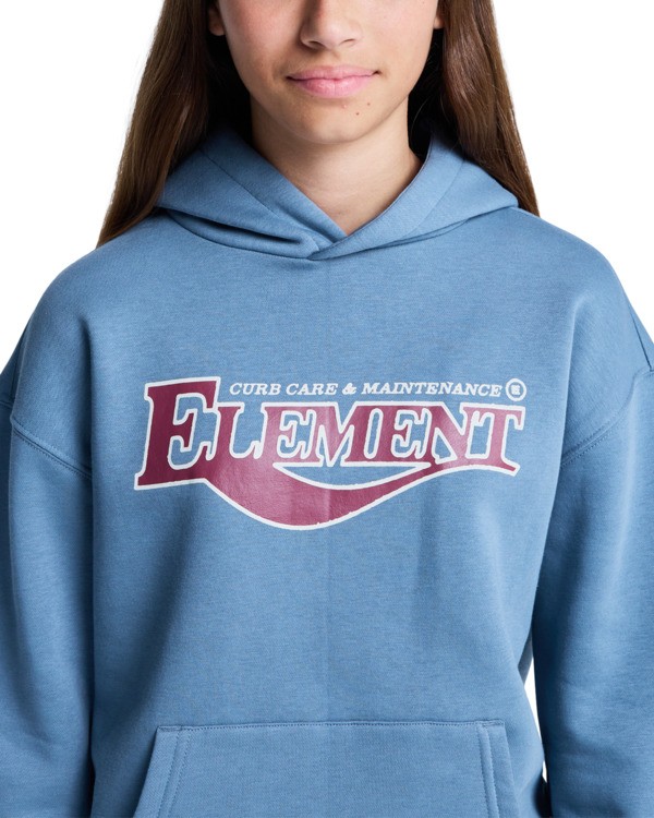 5 Curb Care Po Y - Felpa con cappuccio da Ragazzo 8-16 Blue ELBSF00213 Element