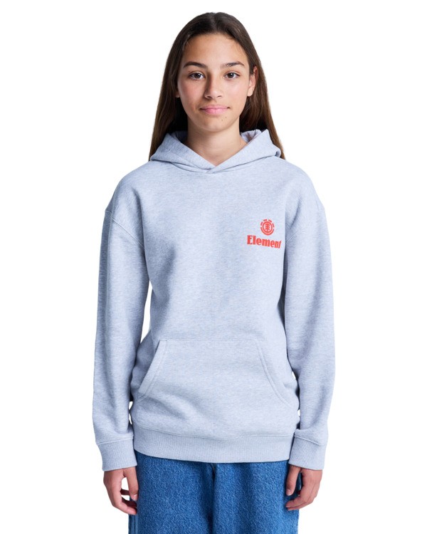 3 Epic Po Y - Felpa con cappuccio da Ragazzo 8-16 Gray ELBSF00214 Element