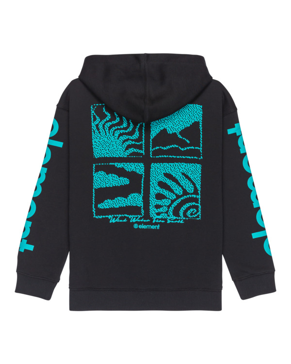 1 4 Elements Po Y - Hoodie voor Jongens 8-16 Blue ELBSF00215 Element