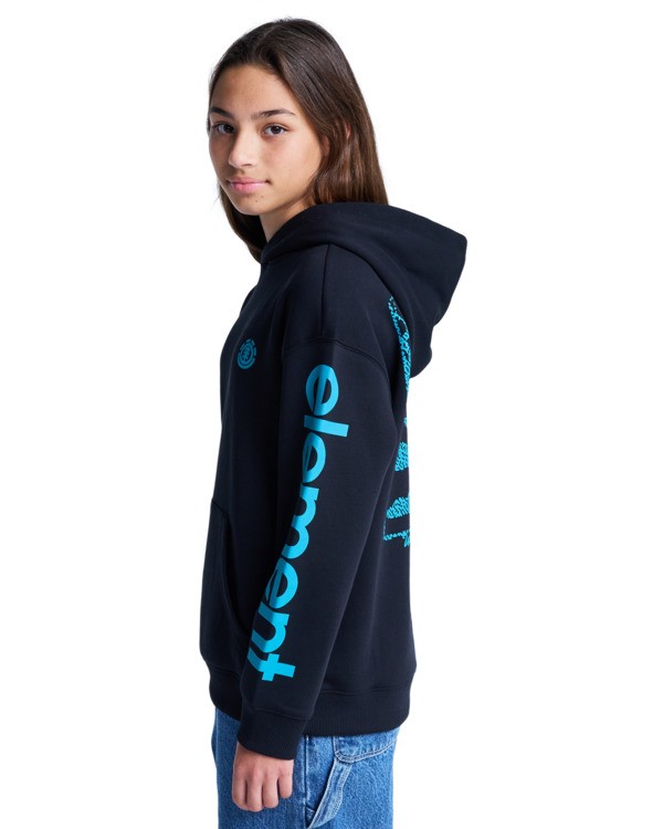 5 4 Elements Po Y - Hoodie voor Jongens 8-16 Blue ELBSF00215 Element