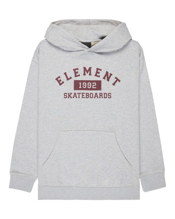 0 Home Team - Felpa con cappuccio da Ragazzo 8-16 Gray ELBSF00218 Element