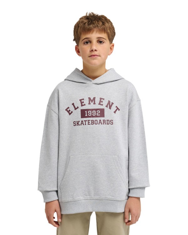 2 Home Team - Felpa con cappuccio da Ragazzo 8-16 Gray ELBSF00218 Element
