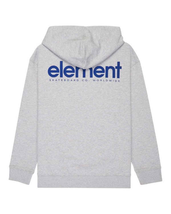 1 Lowcase - Felpa con cappuccio da Ragazzo 8-16 Gray ELBSF00219 Element