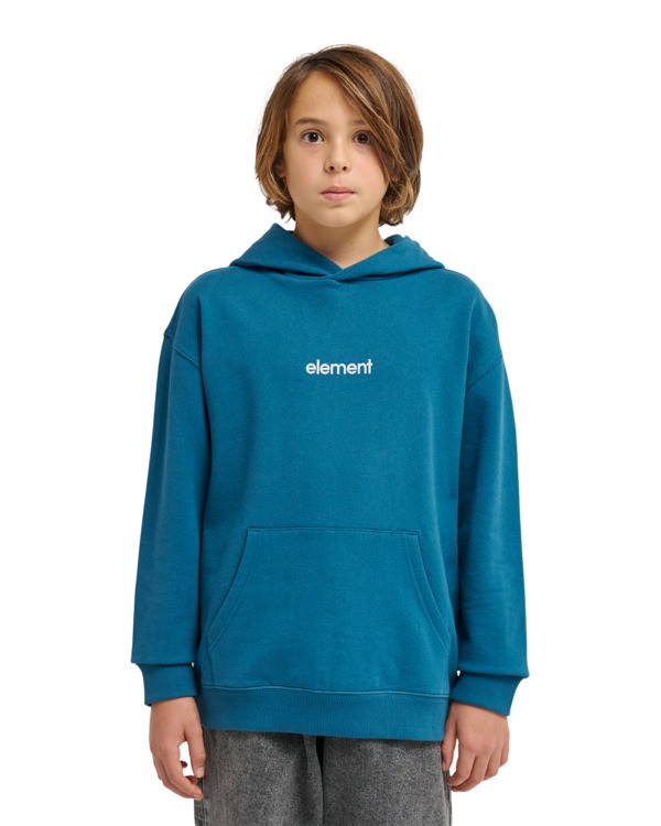 2 Lowcase - Sudadera con capucha para chicos 8-16 Azul ELBSF00219 Element