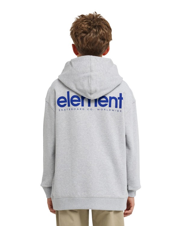 6 Lowcase - Felpa con cappuccio da Ragazzo 8-16 Gray ELBSF00219 Element