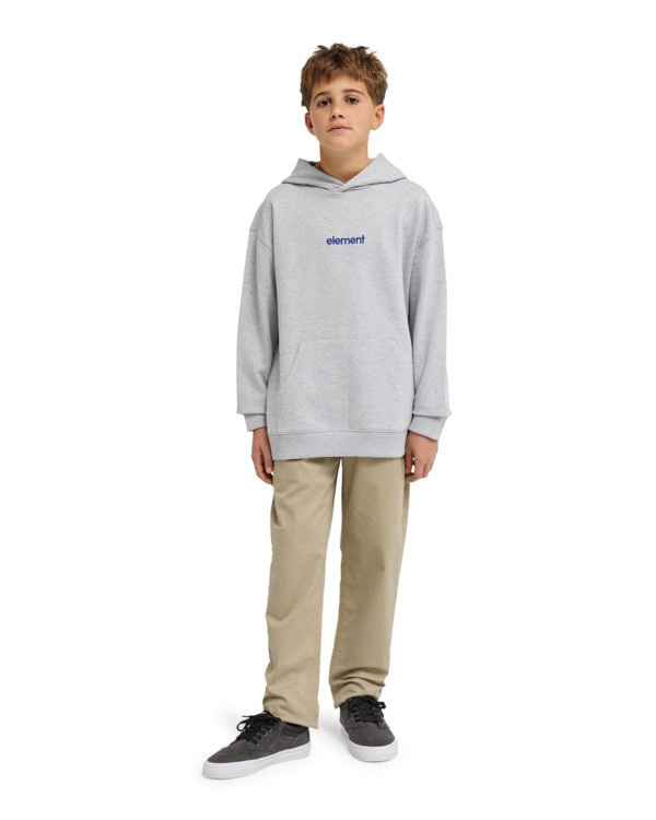 5 Lowcase - Felpa con cappuccio da Ragazzo 8-16 Gray ELBSF00219 Element