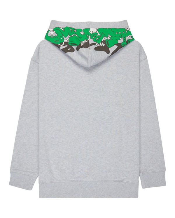 1 Horn - Sweat &agrave; capuche pour Gar&ccedil;on 8-16 ans Gris ELBSF00224 Element