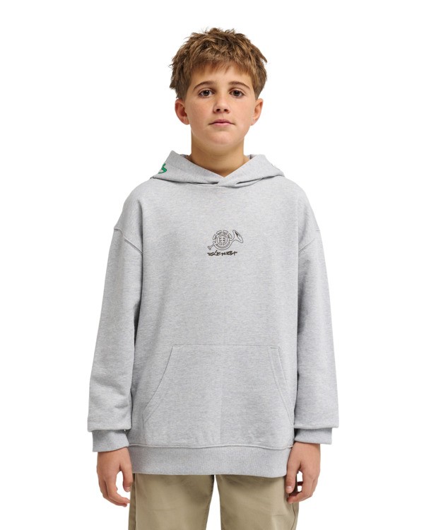 2 Horn - Sweat &agrave; capuche pour Gar&ccedil;on 8-16 ans Gris ELBSF00224 Element