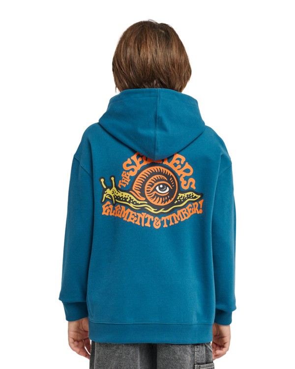 6 Timber The Snail - Hoodie for Boys 8-16 Blue ELBSF00228 Element